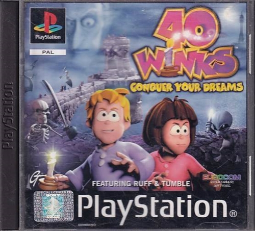 40 Winks Conquer Your Dreams - PS1 (B Grade) (Genbrug)